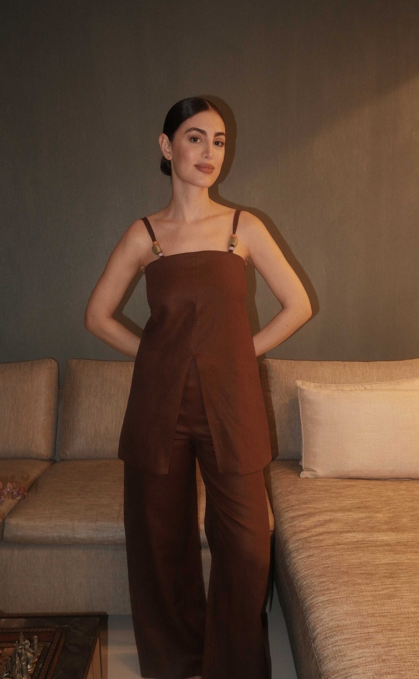 SET LEDA CAMELIA MOCA | 15% OFF