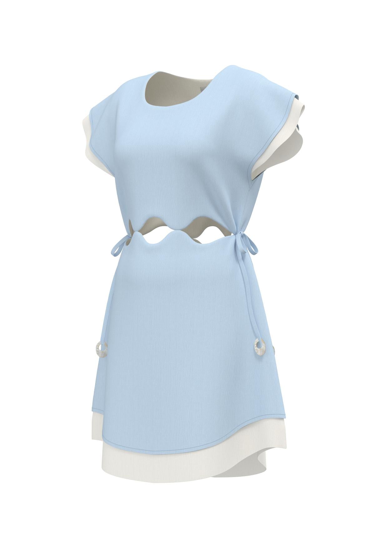 VESTIDO DENISE CELESTE