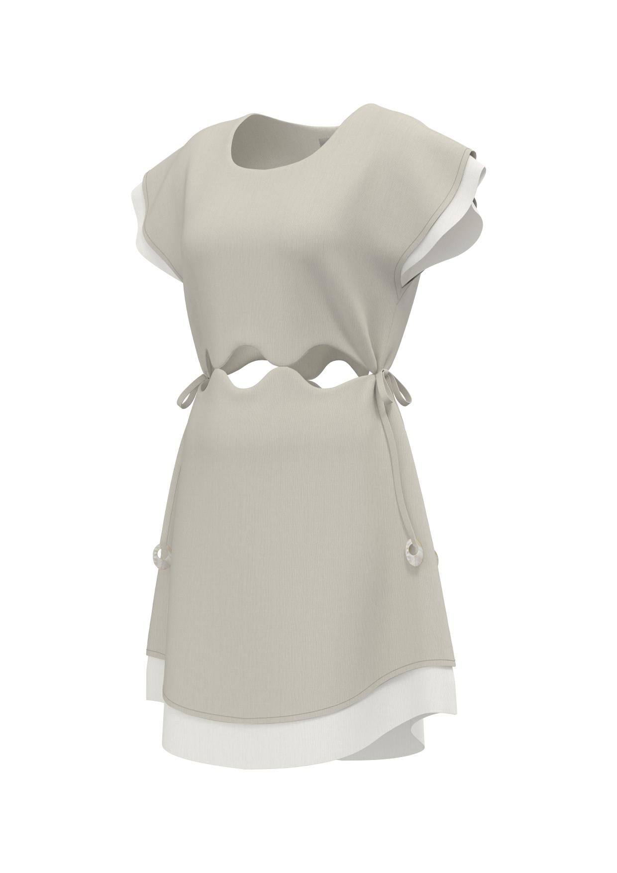 VESTIDO DENISE NATURAL