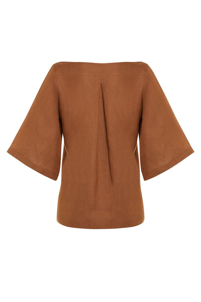 BLUSA - GEORGIA OCRE
