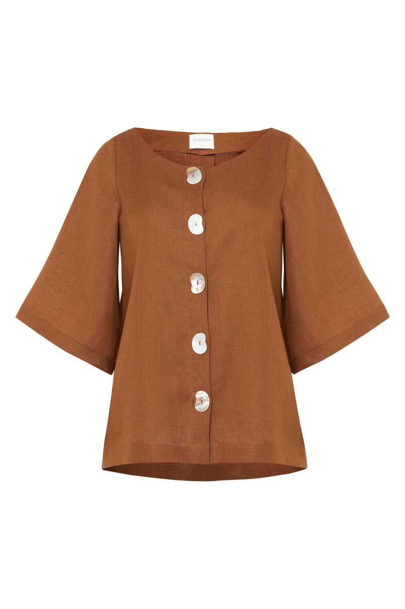 BLUSA - GEORGIA OCRE