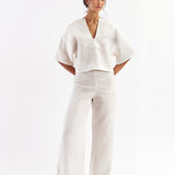 Blusa Aitana Ivory
