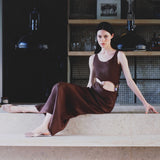 VESTIDO ALBA MOCA