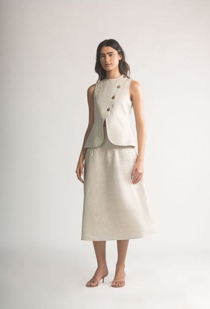 FALDA IVANNA – NATURAL