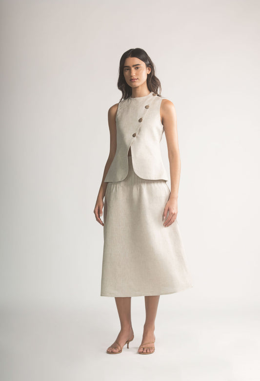 FALDA IVANNA – NATURAL