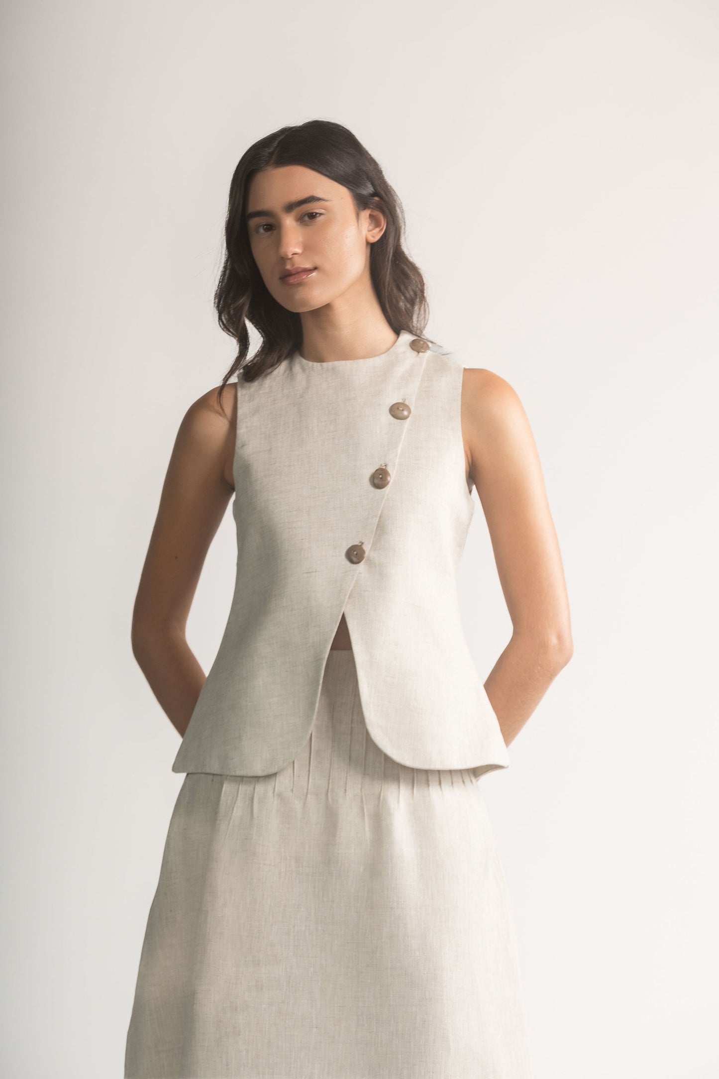 CHALECO NOELIA – NATURAL