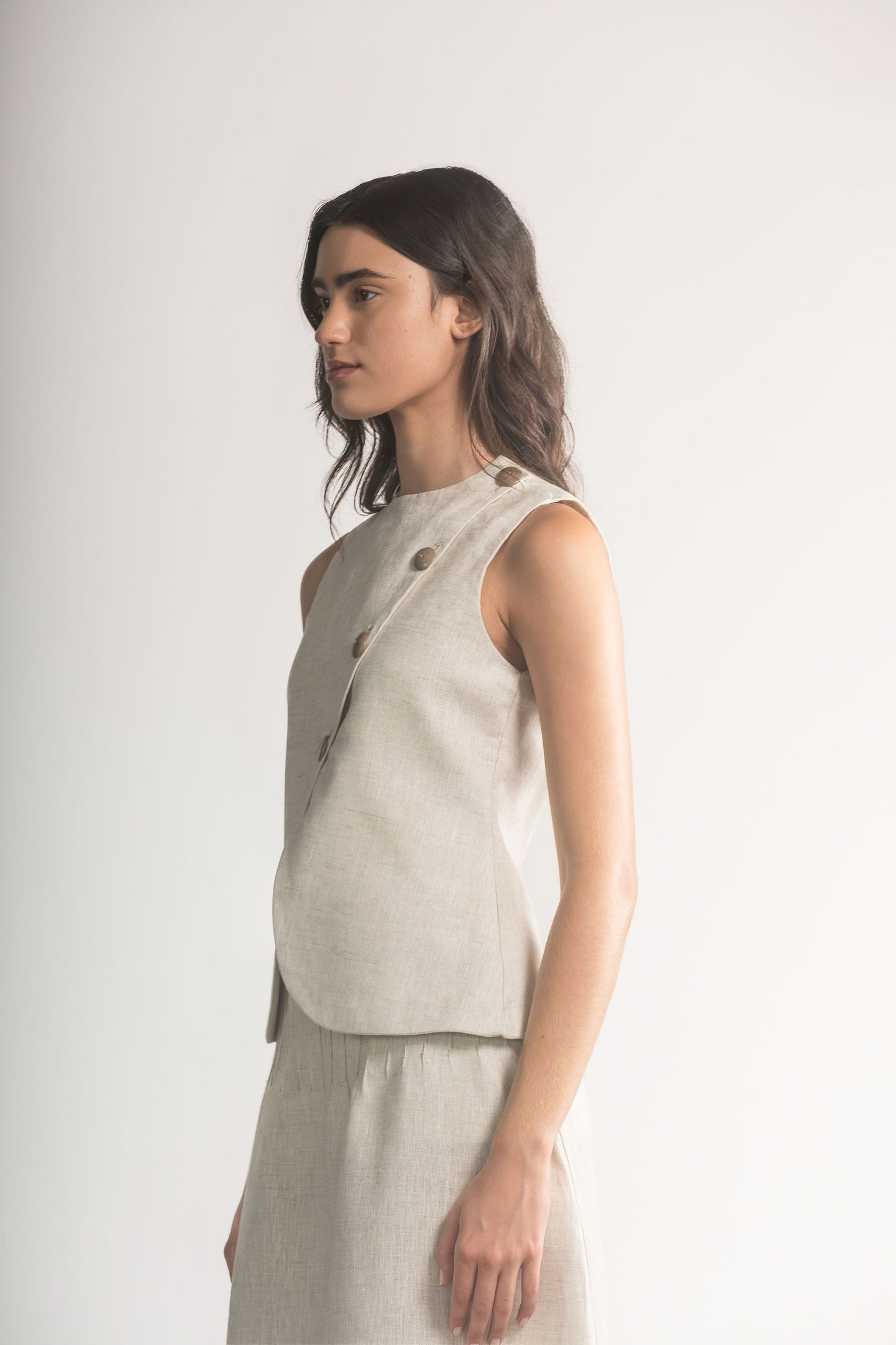 CHALECO NOELIA – NATURAL