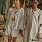 VESTIDO - DALENA NATURAL