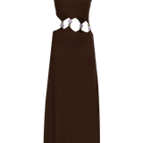 VESTIDO ALBA MOCA