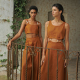 VESTIDO - IRIS OCRE